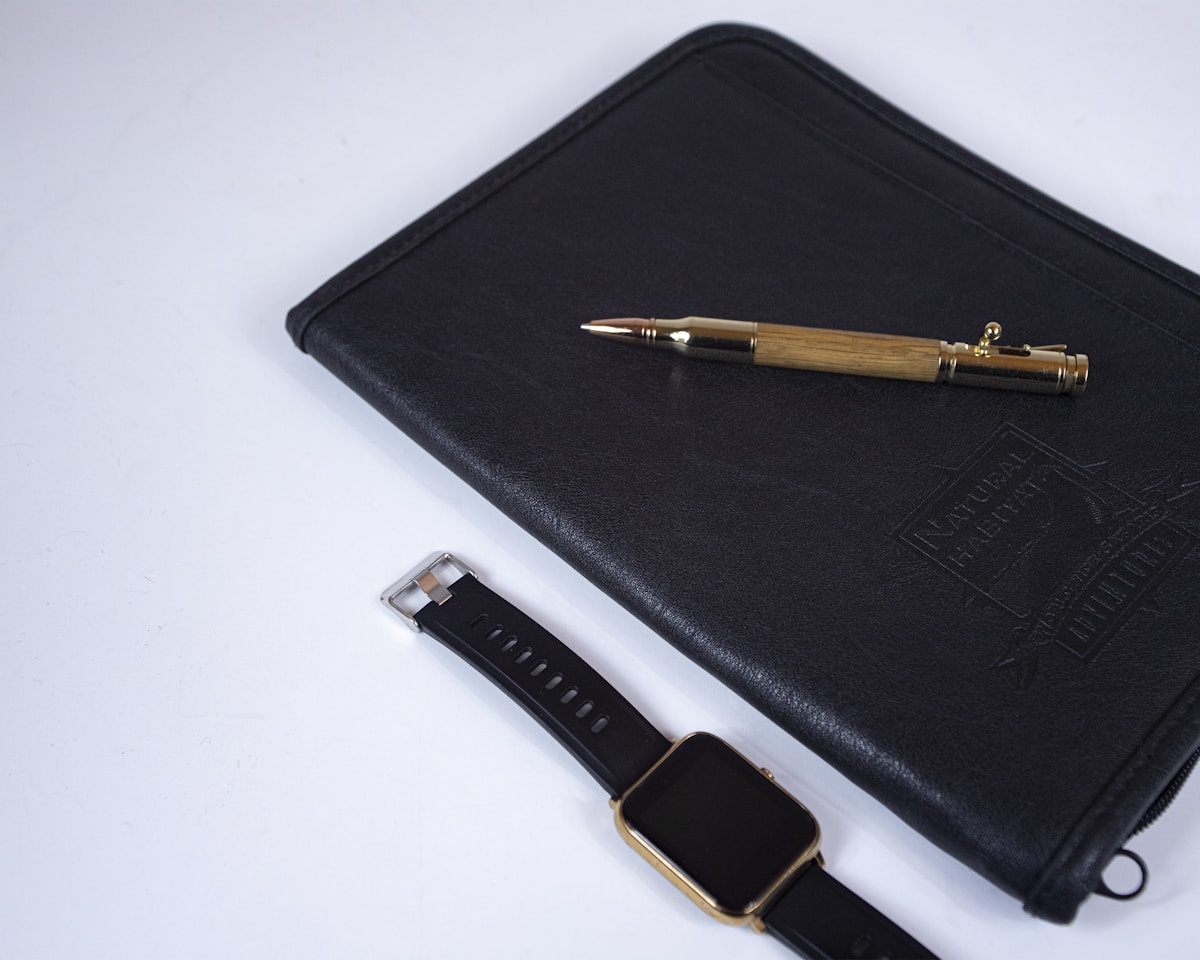 Premium ballpoint pen on a desk