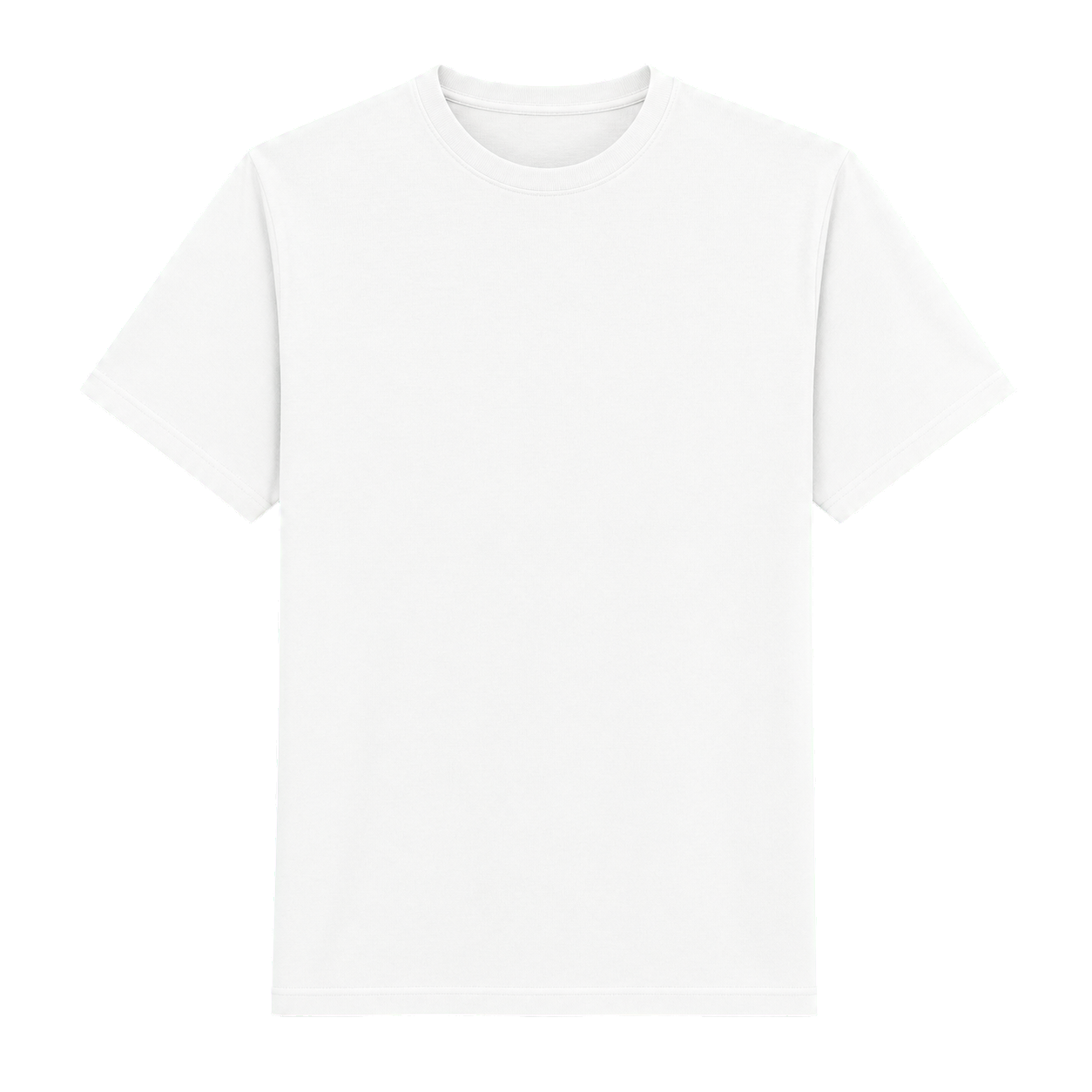 Blank Essential Crew Tee mockup
